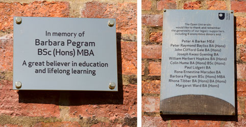 Legacy Plaque