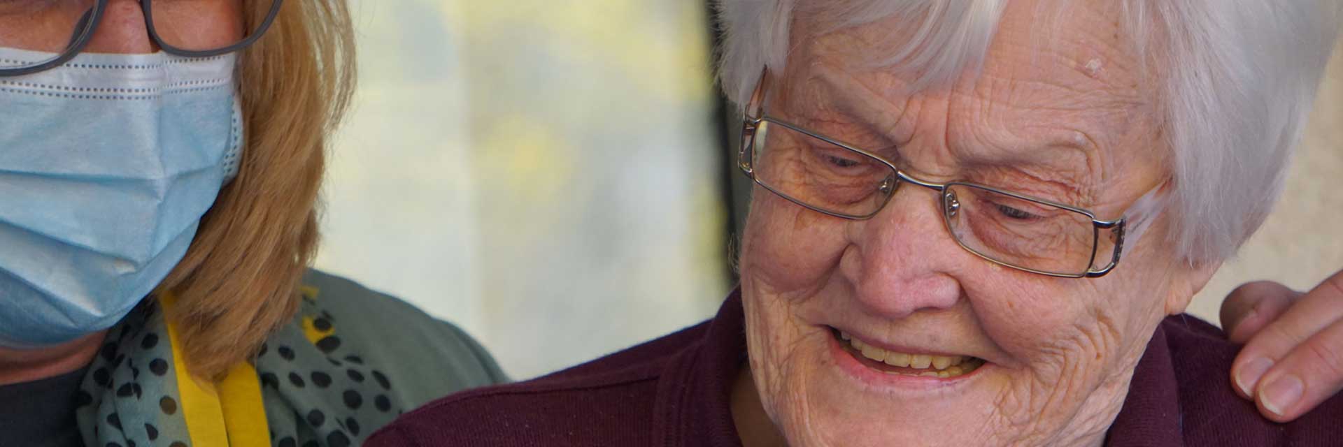 A carer with patient